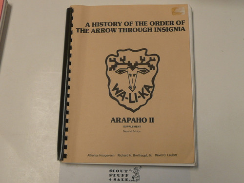 Arapaho II Supplement, By Hoogeveen Breithaupt and Leubitz, Second Edition, 1993, Vello Bound