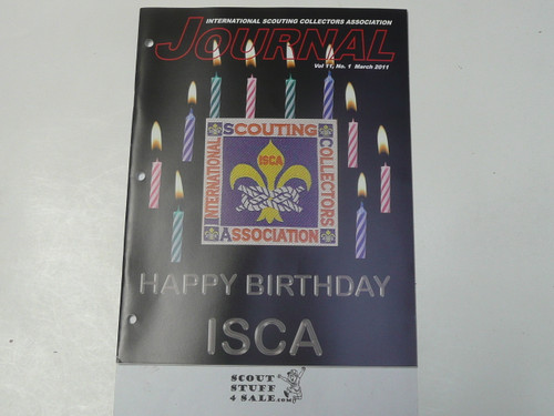 The International Scouting Collectors Association (ISCA) Journal, 2011 March, Vol 11 #1