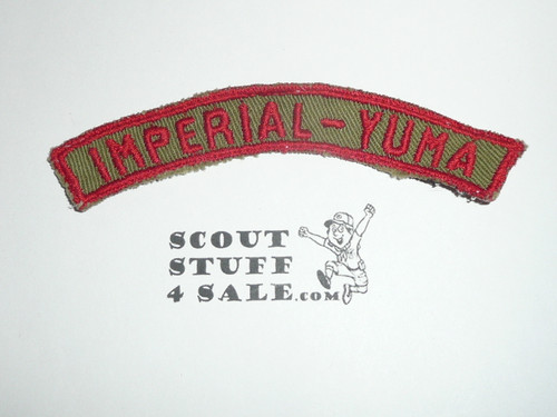 IMPERIAL-YUMA Council Khaki and Red Council Half Strip, Lite use