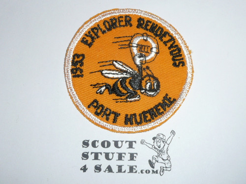 1953 Region Twelve (12) Sea Explorer Rendezvous Patch, Port Hueneme