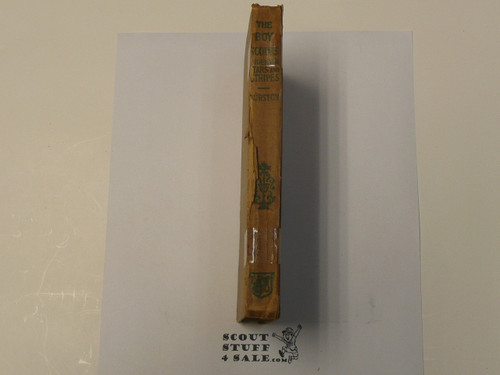 The Boy Scouts Under the Stars and Stripes or Serving on Land and Sea, By Colonel George Durston, 1918, Boy Scout Series Volume 15, Spine taped