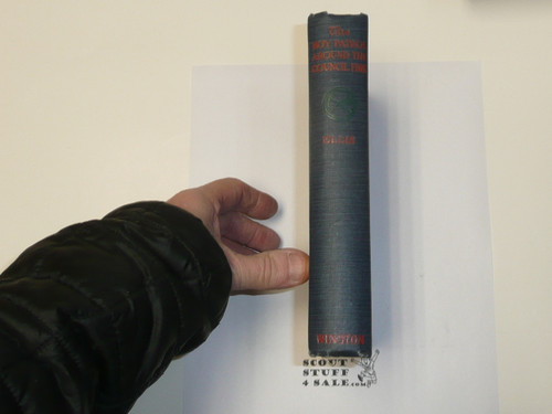 The Boy Patrol Around The Council Fire, By Edward S. Ellis,  1913 First Edition, Hardbound, Boy Scout Story Book, RARE