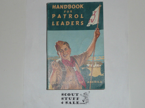 1950 Handbook For Patrol Leaders,  World Brotherhood (Second) Edition, Lite use, 12-50 printing