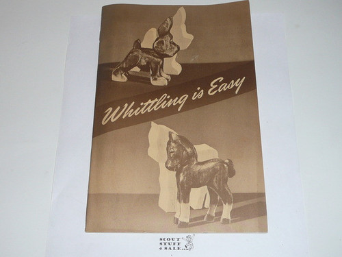 Whittling is Easy, 8-72 Printing