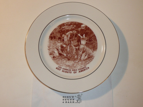 Los Angeles Area Council Decorative Plate, Norman Rockwell, Only 200 made, numbered