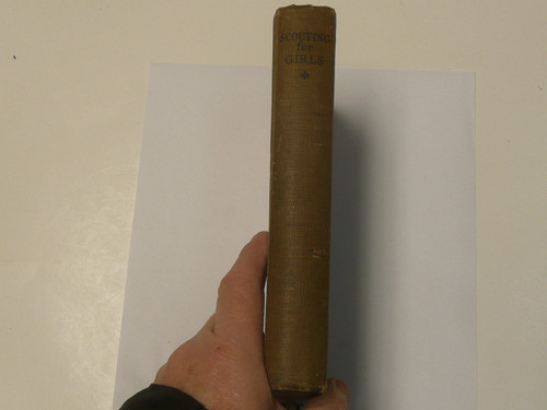 1924 Scouting for Girls, Official Girl Scout Handbook, hardbound, 5th printing