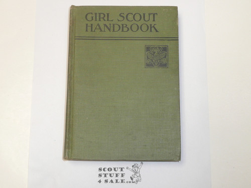1936 Official Girl Scout Handbook, hardbound, 6-36 Printing, 3rd printing