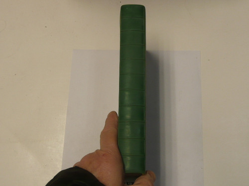 1957 Official Girl Scout Handbook, hardbound, 7-57 Printing, 14th printing, Green Plastic Book Cover