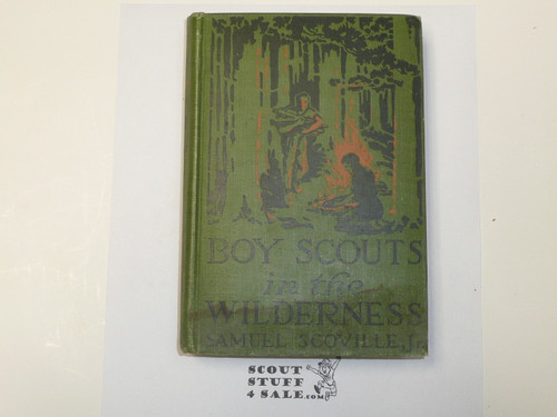 Boy Scouts in the Wilderness, by Samuel Scoville Jr., 1919 First Edition, Hardbound, Boy Scout Story Book