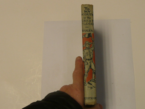 The Boy Scouts in the Great Flood, by Robert Shaler, 1915 First Edition, Hardbound, Boy Scout Story Book