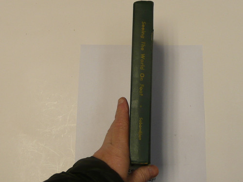 Seeing the World on Foot, Adventures of a Boy Scout Leader, By Leon Sabondjian, 1967 First Printing, Inscribed and signed by author