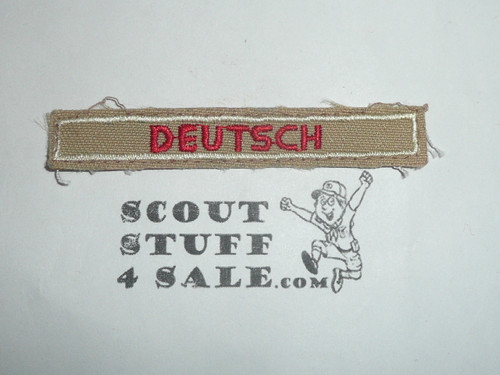 Interpreter Strip - Dutch, tan twill