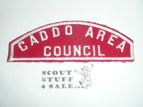 Caddo Area Council Red/White Council Strip - Boy Scout