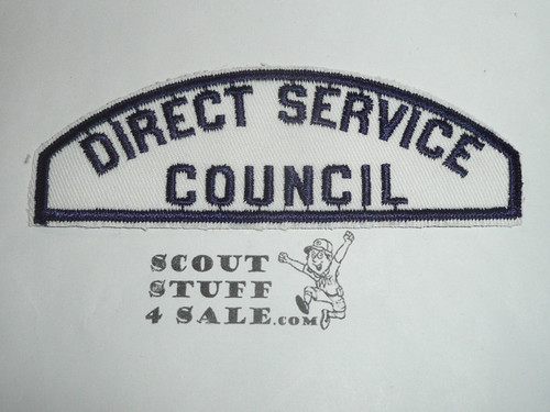 Direct Service Council White/Blue Sea Scout Council Strip - Scout