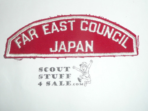Far East Council JAPAN Red/White Council Strip
