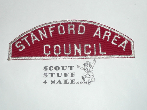 Stanford Area Council Red/White Council Strip