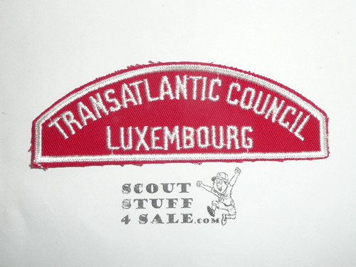 Transatlantic Council LUXEMBOURG Red/White Cncl Strip