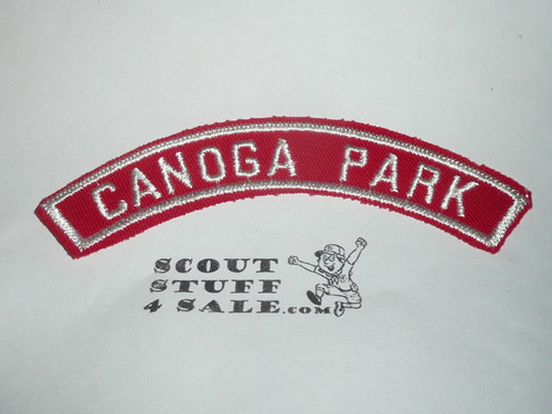 CANOGA PARK Red and White Community Strip