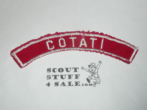 COTATI Red and White Community Strip, California, sewn