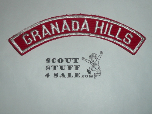 GRANADA HILLA Red and White Community Strip