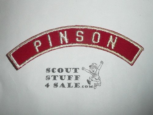 PINSON Red and White Community Strip