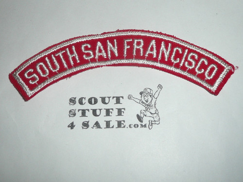 SOUTH SAN FRANCISCO Red and White Community Strip