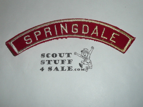 SPRINGDALE Red and White Community Strip