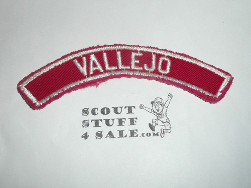 VALLEJO Red and White Community Strip, sewn