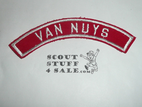VAN NUYS Red and White Community Strip
