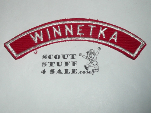 WINNETKA Red and White Community Strip