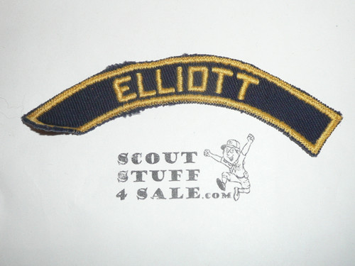 ELLIOTT Blue and Gold Cub Scout community strip