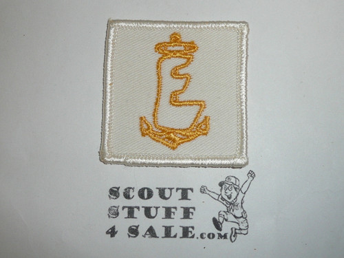 Sea Explorer Scout Pocket Emblem Twill Patch, wht bdr, Obscure