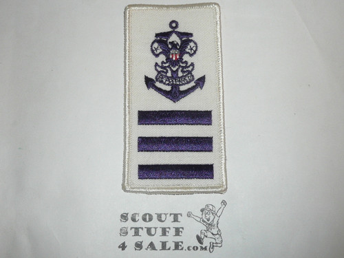 Sea Scout Rank Patch, Able on White Twill with r/e