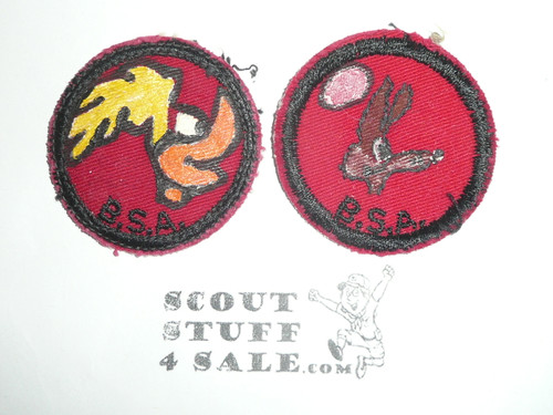 The Roadrunner and Wylie Coyote homemade Patrol Medallion, used