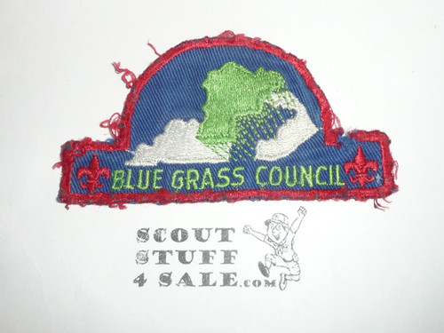 Blue Grass Council Council Patch (CP) - HAT Patch, Used