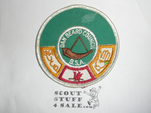 Dan Beard Council Patch (CP) with Segments, 1960's