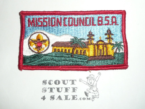 Mission Council Patch (CP), fully embroidered with large letters