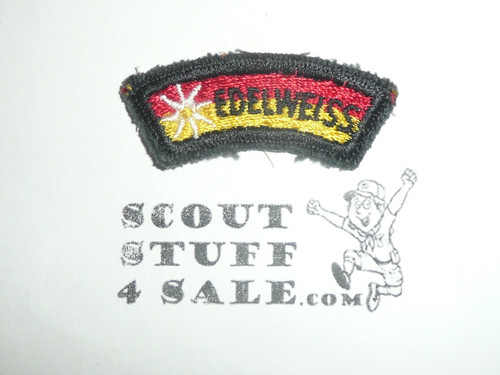 Transatlantic Council Camp Edelweiss Segment for wear around Council Patch
