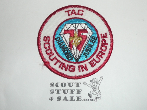Transatlantic Council Patch (CP), Scouting in Europe, 1985