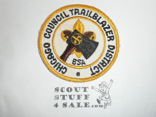 Chicago Area Council Patch (CP), Trailblazer District, c/e