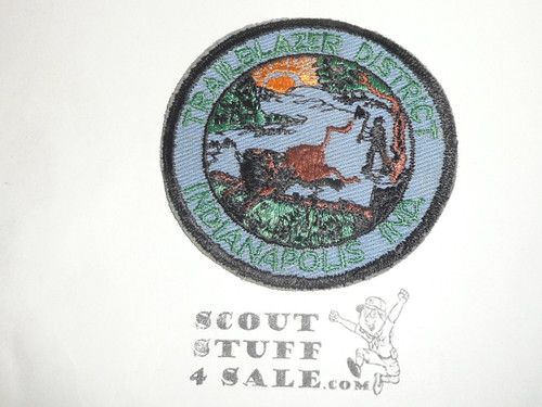 Crossroads of America Council Patch (CP), Trailblazer District, c/e