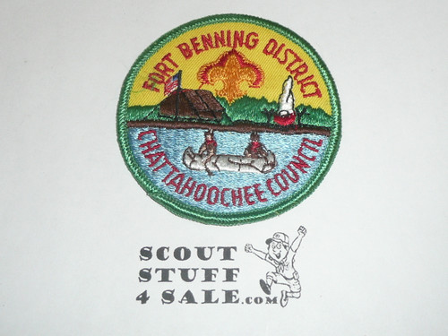 Chattahoochee Council Patch (CP), Fort Benning District