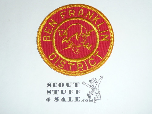 Valley Forge Council Patch (CP), Ben Franklin District