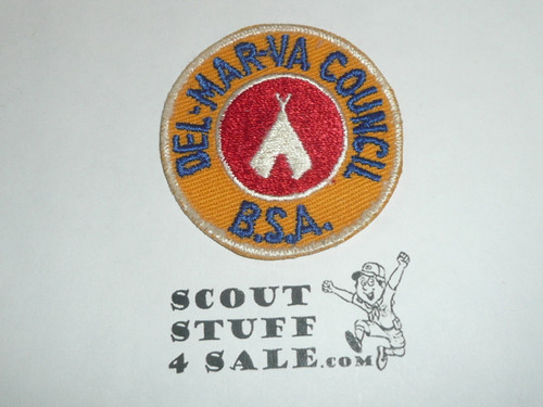Del-Mar-Va Council Patch (CP), c/e.