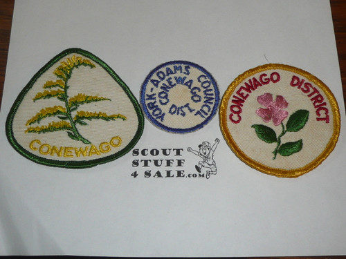 York Adams Council Patches (CP), 3 Early Conewago District