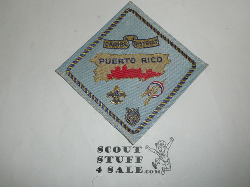 Puerto Rico Council Woven Patch, Caribe District
