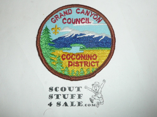 Grand Canyon Council Patch (CP), Coconino District