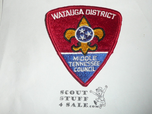 Middle Tennessee Council Patch (CP), Watauga District