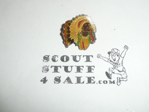 Indian Chief Head Pin - Scout