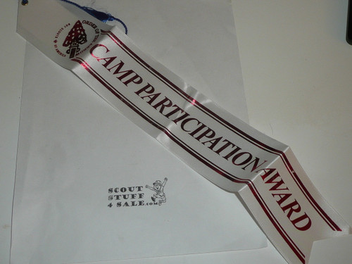 National Order of the Arrow Camp Participation Award Ribbon